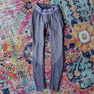 Gymshark flex leggings purple marl extra small